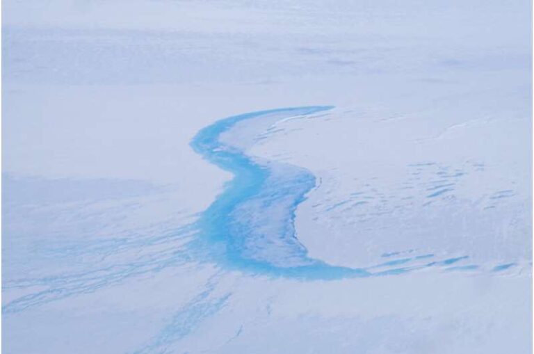 Warmer summers and meltwater lakes are threatening the fringes of the world’s largest ice sheet