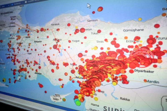 There are 260 seismic stations providing readings to Turkey's Kandilli Observatory.